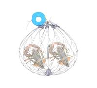 Crab Catcher Basket - Steel Wire Crab Traps Bait Cage - Fishing Equipment Wire Mesh Shrimp Net for River Lake Freshwater Saltwater Outdoor