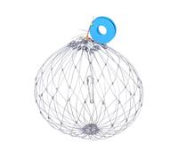 Crab Catching Net, Stainless Steel Nylon, Automatic Opening and Closing Wire Loop, 72 cm, 20 Strands, Fish Catching Cage with Bait Needles for Catching Hairy Crabs, Lobster Crabs in the River