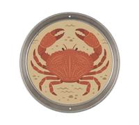 Crab Claws Seaside Creature Metal Tin Sign