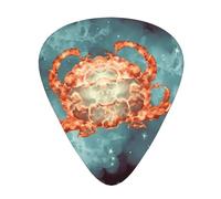 Crab Cloud Guitar Plectrums, 12 Pcs Lightweight Guitar Plectrums, 0.46mm/0.71mm/0.96mm Thickness For Acoustic Guitar Acoustic Electric Guitar Ukulele Bass