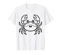 Crab Crayfish Coloring and Painting by Yourself Value Graphic T-Shirt