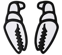 Crab Grab Mega Claw Snowboard Stomp Pads, Black/White