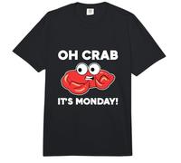 Crab It's Monday Funny and Hardworking Comfort Colors Adult Heavyweight T-Shirt