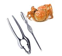 Crab Leg Crackers and Tools, Seafood Tools Set Stainless Steel Seafood Crackers Crab Leg Pick Utensils Set Crab Eating Tools