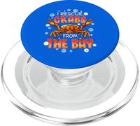 Crab Lovers I Rescue Crabs from the Bay Seafood Crab Boil PopSockets PopGrip for MagSafe
