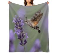 Crab on Coconut Shoes Flannel Throw Blanket Super Soft Lightweight Throw Blanket Fuzzy Comfy Flannel Blankets Warm Plush Throw Blankets for Couch Sofa Bed 60"x80"