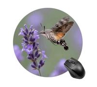 Crab on Coconut Shoes Mouse Pad Round Mouse Mat Leather Non-Slip Rubber Base Mousepad Waterproof Computer Mouses Pad for Laptop Wireless Mouses Keyboard Home Office
