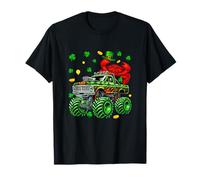 Crab On Monster Truck St. Patrick's Day Shamrocks Irish T-Shirt