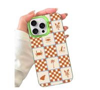 Crab Palm Tree Beach Orange Fish Foodie Tablecloth Italian Retro Artwork Art Custom Compatible With iPhone 11 12 13 14 15 16 16E Pro Max Plus Mini Bumper Case Design Name Protective Cover Silicone