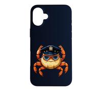 Crab Policeman Case for iPhone 16 Plus