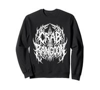 Crab Rangoon Awesome Ironic Death Metal Asian Food Lover Sweatshirt