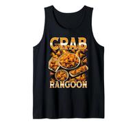 Crab Rangoon Bootleg 90s Rap 80s Rock Funny Chinese Food Tank Top