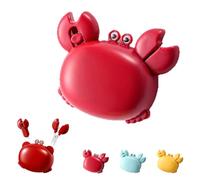 Crab-Shaped 4-in-1 Multifunction Bottle Opener with Magnetic Fridge Magnet, Mini Scissors & Retractable Box Cutter, Portable Kitchen Gadget for Home, Office & Bar Use (Red,1 PC)