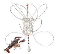 Crab Trap, 8 Hooks for Crayfish, Escape Resistant Saltwater Shrimp Trap for Kayak Fishing, Deep Sea Fishing