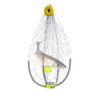 Crab Trap - Foldable Self-Locating Cancer Trap Portable Fishing Basket for Lobster, Shrimp, Salt and Freshwater Crayfish, Ideal for Bridge, Kayak, River, Sea, Pond, Durable and F