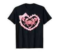 Crab tshirt Crab Shack Crab Lover Retro Style Crab Heart Tee T-Shirt