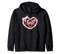 Crab tshirt Crab Shack Crab Lover Retro Style Crab Heart Tee Zip Hoodie