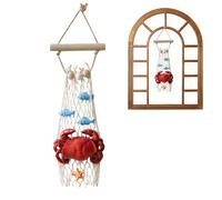 Crab Wall - Theme Decorations - Resin Artificial Crab Ornament Model, Unique Crab Decoration for Wall, Simulation Resin Crab Pendant for Home