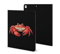 Crab with Big Smile Funny Tablet Case Compatible with IPAD 2020 （10.2in） Personality Protective Cover with Pen Slot
