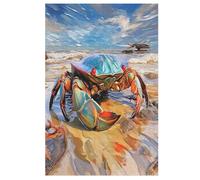 Crab Wooden Jigsaw Puzzles 1000 Pieces Family Activity Puzzle Educational Games for Adults And Kids Age 12 Years Up 78×53cm