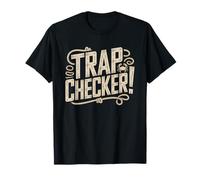 Crabber Who Checks Traps Sunrise Humor Crab Trap T-Shirt