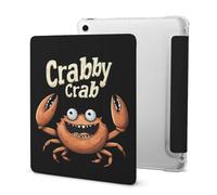 Crabby Crab Cute Tablet Case with Pencil Holder Unisex Slim Hard Protective Cover Compatible with iPad 2020 /Pro 2020/2020 AIR 4 /Pro 2021