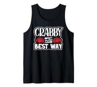 Crabby in The Best Way Alaska King Crab Joke Tank Top