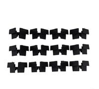 Crabop 12 Pcs Black Tray Stackers for Harvest Right Freeze Dryer, Plastic Vertical Riser Accessories to Save Space in Freezer