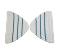 Crabop 2 Pack Washable Microfibre Mop Cloths for Beldray BEL0636 BEL0182 BEL0196 Steam Cleaner, Reusable Pads for Hard Floors