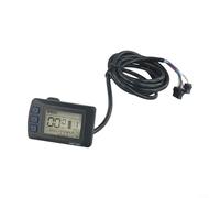 Crabop 36V 48V E-Bike LCD Display Panel S900 for M3, UART Protocol, Speed ODO Battery Monitor, 5-Pin SM Connector for Electric Scooter