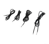 Crabop 4pcs Replacement Cord for Deck Chairs 2x220cm/ 2x140cm(Black)