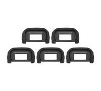 Crabop 5 Pack EF Rubber Viewfinder Eyecup Eyepiece for Canon for EOS 100D 550D 600D 650D 700D 1000D 1100D, Black Camera Eye Patch Cover