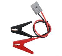 Crabop 50A Connector Battery Cable, 10AWG Quick Disconnect with for ALLIGATOR Clips for Car Truck Boat, 12-24V DC Power Supply, 55cm Length