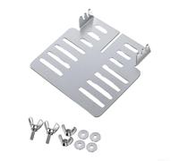 Crabop 9-Piece Stove Fan Mounting Bracket Stainless Steel | Fits for mr Heater for buddy, secure mount, optimal circulation, cabin tent workshop use, stainless steel build