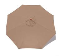 Crabop 9ft Waterproof Patio Umbrella Replacement Canopy, UV Resistant Polyester Fabric for Garden Deck Poolside, Fit 53.5-55.5 Inch Ribs