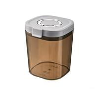 Crabop Airtight Sugar Jar with Spoon, Light-Proof Storage Container Box for Coffee Tea Spices, 800ML Gray-Brown Kitchen Organizer(1300ml)