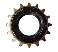 Crabop Alloy Bicycle Freewheel 16T/18T Fixed Gear Sprocket Replacement for Single Speed Bike Smooth Pedaling Easy Install(18 tooth flywheel)