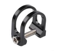 Crabop Aluminum Alloy Bicycle Brake Lever Clamp Ring for SRAM E7 E9, C-Type Fixed Buckle with Stainless Bolts for MTB Handlebar Secure Fit Black