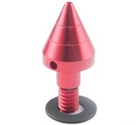 Crabop Aluminum Alloy Spike Bumper Protector Guard for Smart Car Anti-Scrash Collision Defense Stylish Front Lip Cover Red Blue Black Gold Silver(Red Pointed Tip)