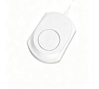 Crabop Automatic Mouse Mover for PC Keeps Screen Active, Compact ABS USB Jiggler Prevents Sleep Mode for Office Work and Meetings, Black(White)