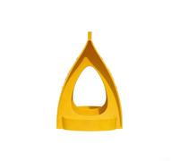Crabop Bird Feeders For Outdoors, Weather-Resistant Hanging Bird Feeder Wide Opening For Easy Refilling, Attracts Various Garden Birds(yellow)