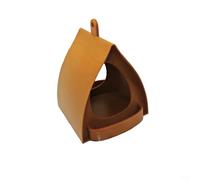 Crabop Bird Feeders For Outdoors, Weather-Resistant Hanging Bird Feeder Wide Opening For Easy Refilling, Attracts Various Garden Birds(brown)