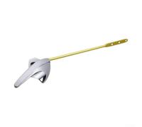 Crabop Brushed Nickel Toilet Lever Zinc Alloy for Durable Fit Brushed | Brushed nickel plated, resistant finish, classic for american style, fits standard tanks, elegant look