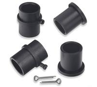 Crabop Flange Wheel Bushing Bearing Kit 741-0990B 714-0162 for Troy-Bilt for Cadet for Huskee for Poulan Mower, Replaces 741-0516B 941-0990A