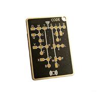 Crabop for MORSE Code Training Card with LED Light and Audio, Real-Time Interactive Decoder for Instant Learning, Portable Practice Tool for Home Classroom