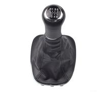 Crabop for Vauxhall for Corsa E 2015-2019 6-Speed Manual Gear Shift Knob with Boot Replacement Part OEM Number 55505242 ABS Material