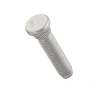 Crabop Front Rear Wheel Studs for Ram 1500 Classic for Dodge for Durango for Jeep for Cherokee Direct Fit Replacement Bolt Hardware Silver(Single Pack)