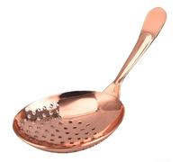 Crabop Gold Julep Strainer 15.5cm Bartender Accessory(Rose Gold) | Sturdy stainless steel, rust resistant, 15.5x7.7cm size, fits shakers, daily bar use