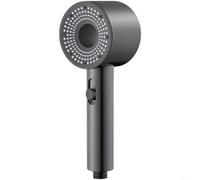 Crabop High Pressure Shower Head with 2 Modes Fine Bubble Technology Self-Cleaning Nozzles Ergonomic Handheld Sprayer for Powerful Rain Bathing Experience Gray(Gray)