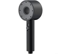 Crabop High Pressure Shower Head with 2 Modes Fine Bubble Technology Self-Cleaning Nozzles Ergonomic Handheld Sprayer for Powerful Rain Bathing Experience Gray(Black)